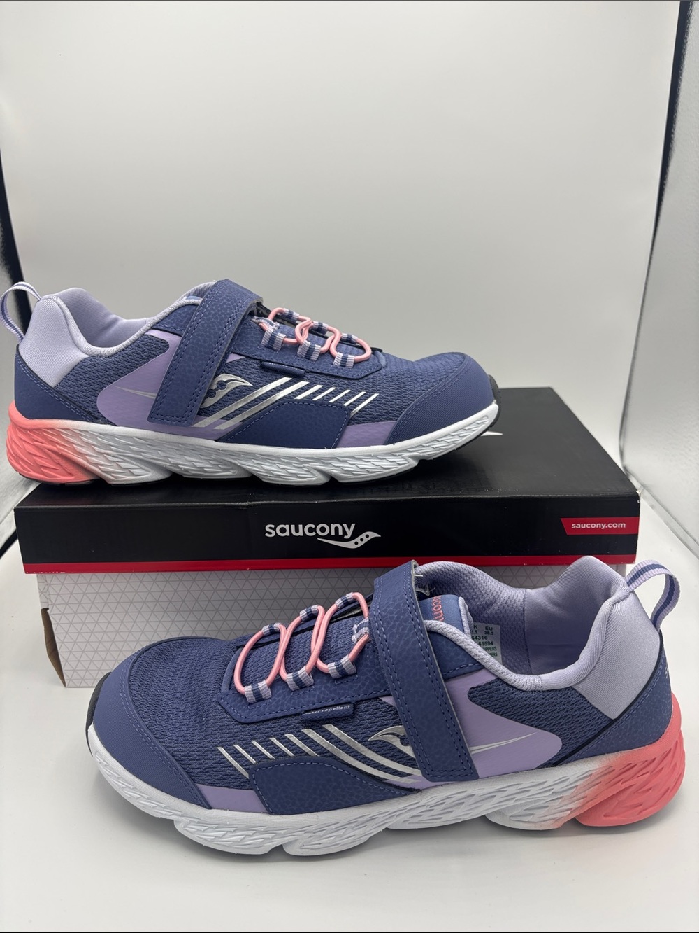 Saucony Girls Youth Wind AC Athletic Sneaker Size 6.5 WIDE width NWT